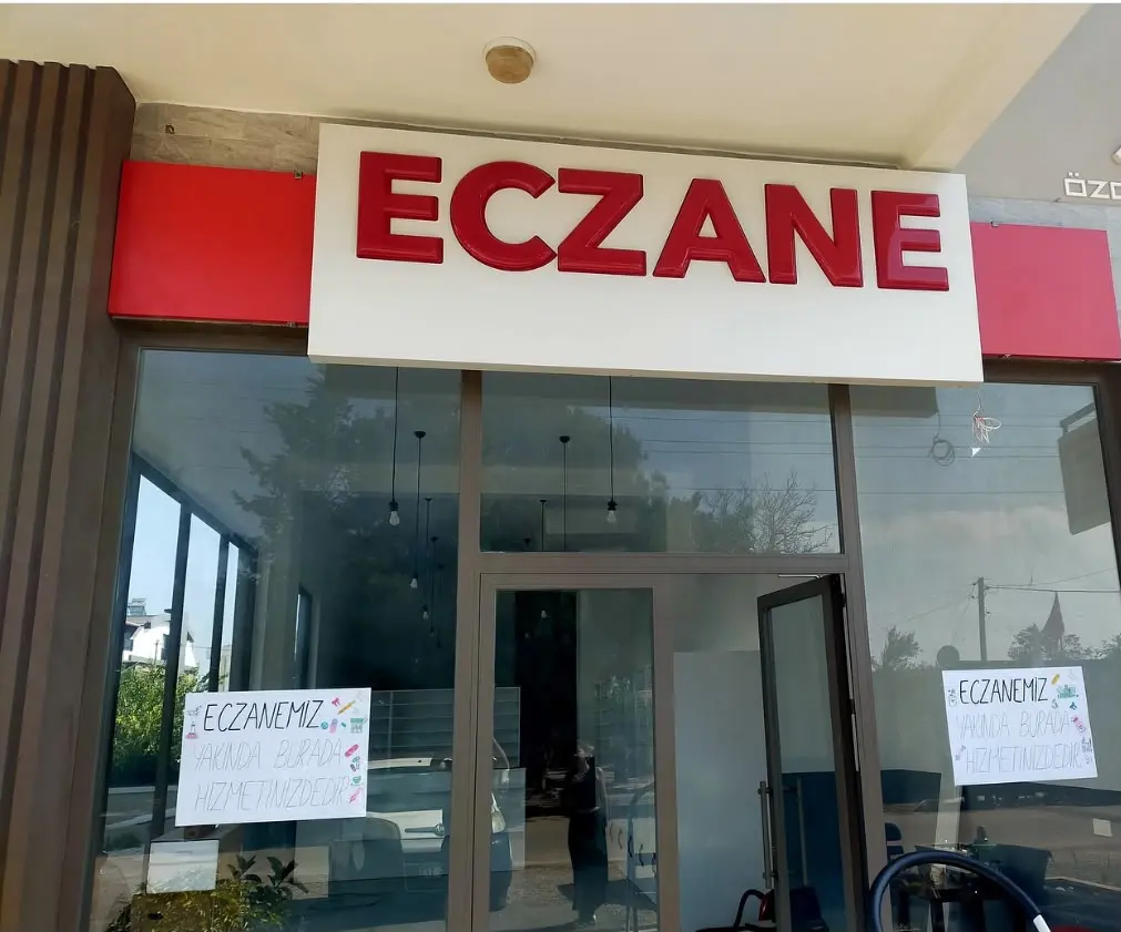 Eczane cephe harfi